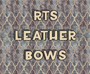 Leather Bows