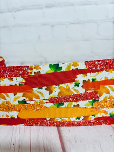 Brushstrokes and Leaves