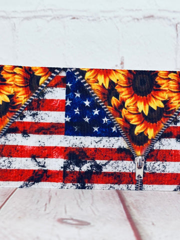 Flag with Sunflowers