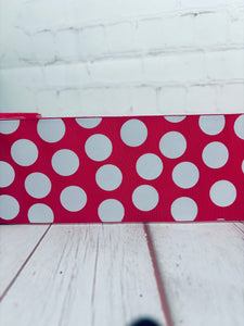 Pink / White dots