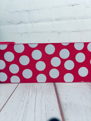 Pink / White dots