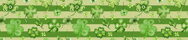 Shamrocks on Stripes