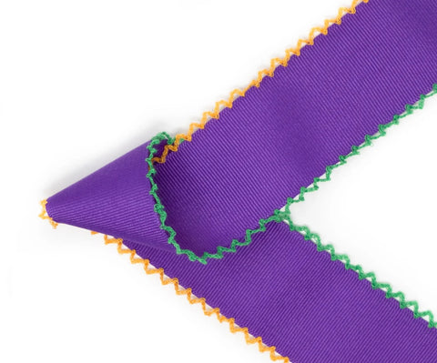 1.5inch Purple / Green & Gold