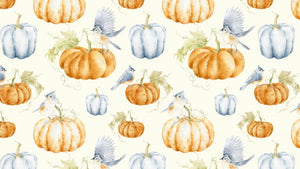 Orange and Light Blue Pupkins