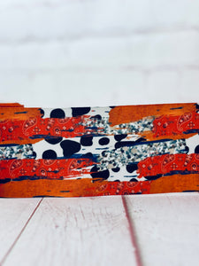Red paisley Brushstrokes