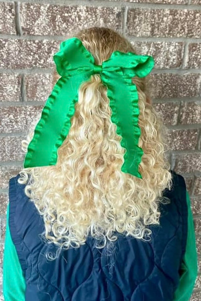 Emerald Green Ruffle