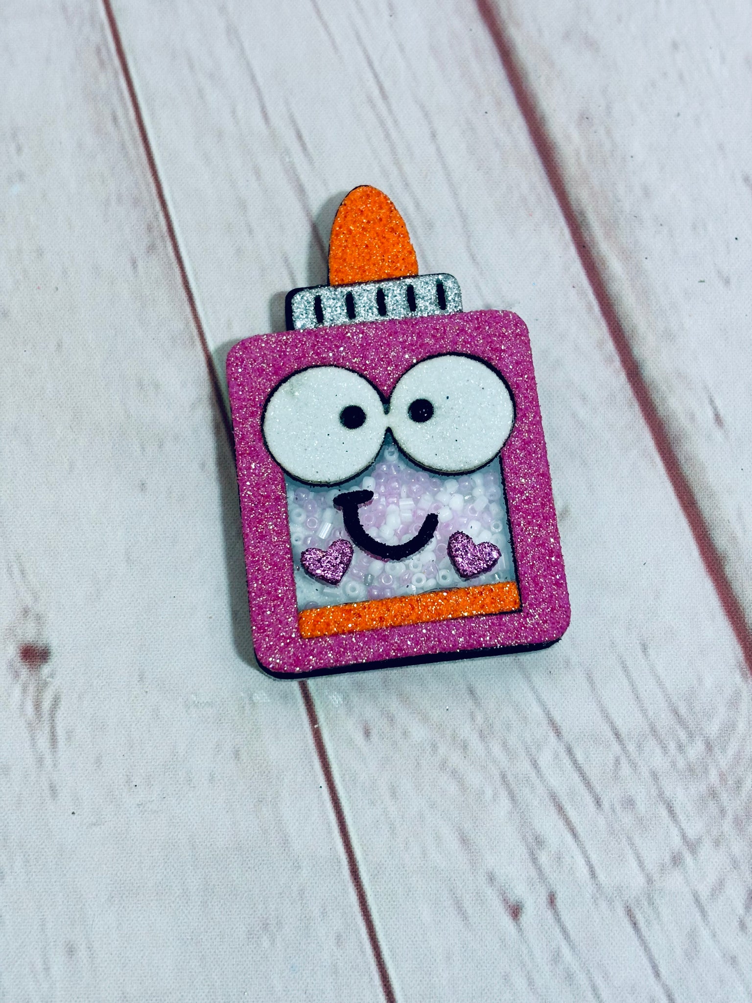 Pink glue shaker