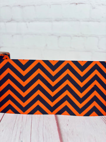 Black / Orange zigzag