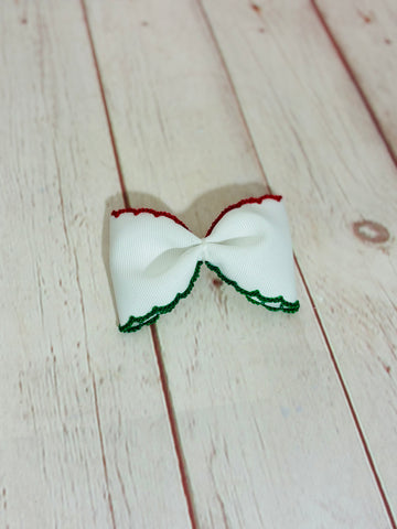 Red/green moonstitch  mini