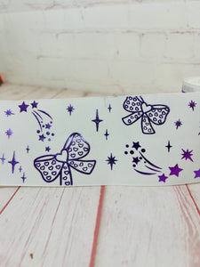 Purple Metalic Bows