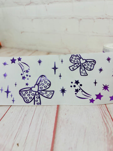 Purple Metalic Bows