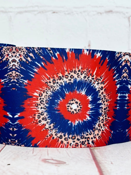Red, Blue, Leopard Tie Dye