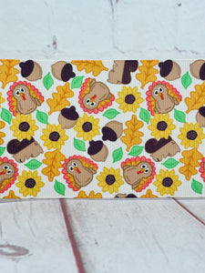 Turkey & Sunflowers