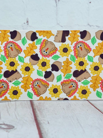Turkey & Sunflowers