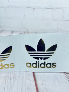 White & Gold Adidas