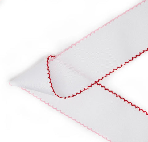 1.5inch White / Red and Pink