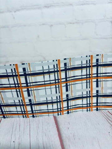Black / Orange Plaid