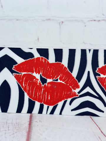 Zebra Print with Kisses