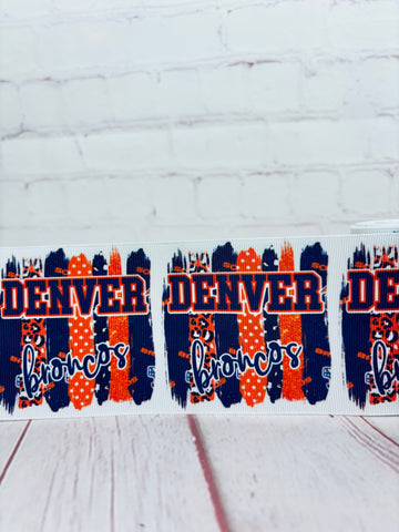 Denver Broncos Brushstrokes