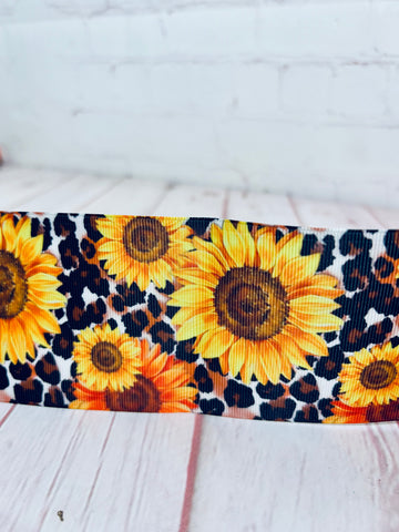 Leopard & Sunflowers