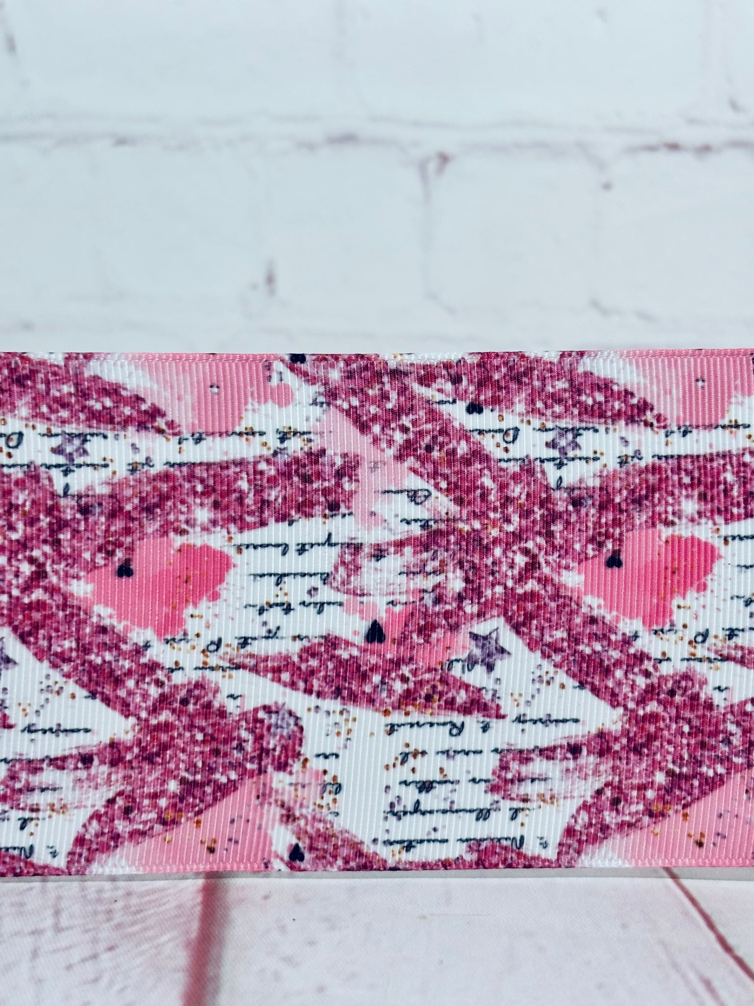 Pink Glitter Graffiti