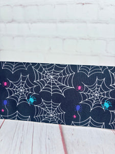 Spider web on Black