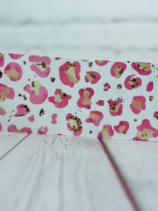 Pink / Gold Leopard