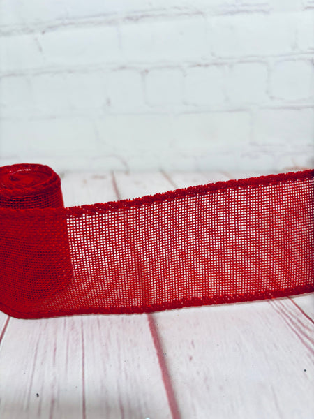 Red Burlap