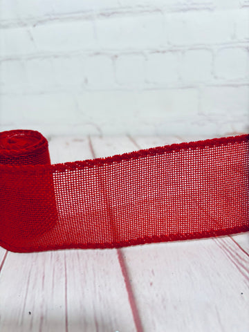 Red Burlap