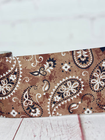 Brown Paisley