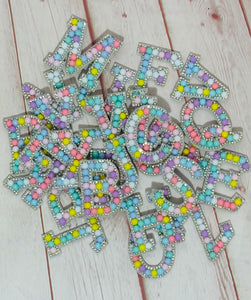 Pastel Beaded Letters