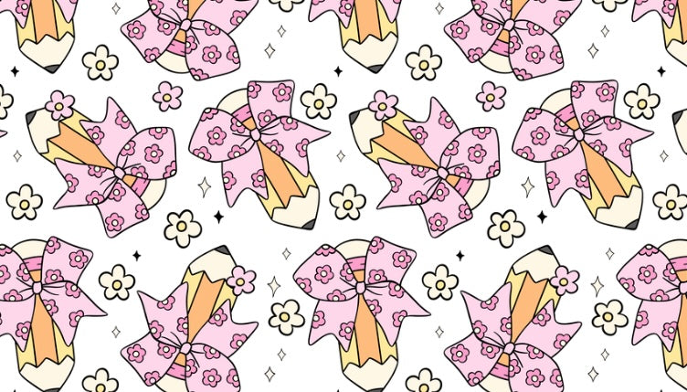 Pencils with Pink Bows