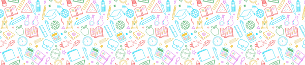School Supplies Collage