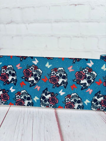 Skulls with Butterfly