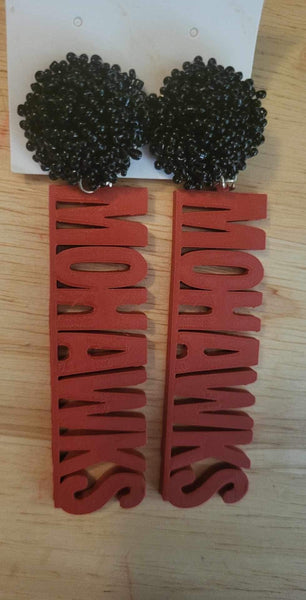 Pom earrings