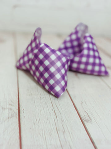 Purple gingham