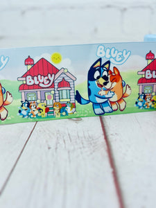 Blue doghouse
