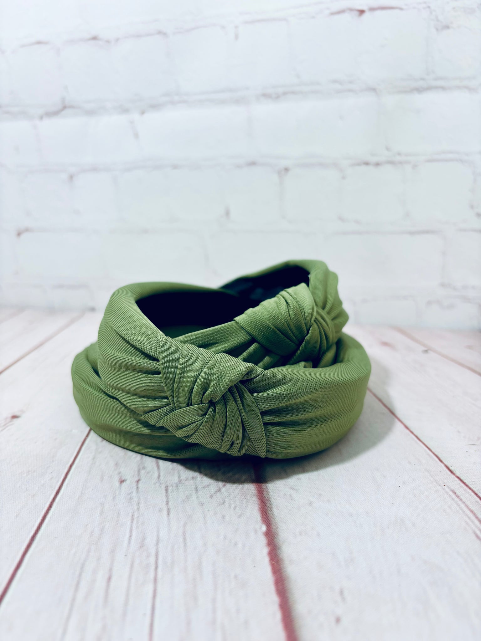 Sage knotted Headband