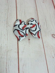 Baseball heart small mini