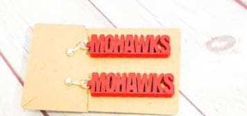 Mini name earrings