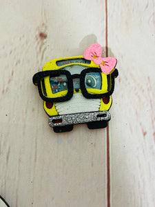 Bus with glasses