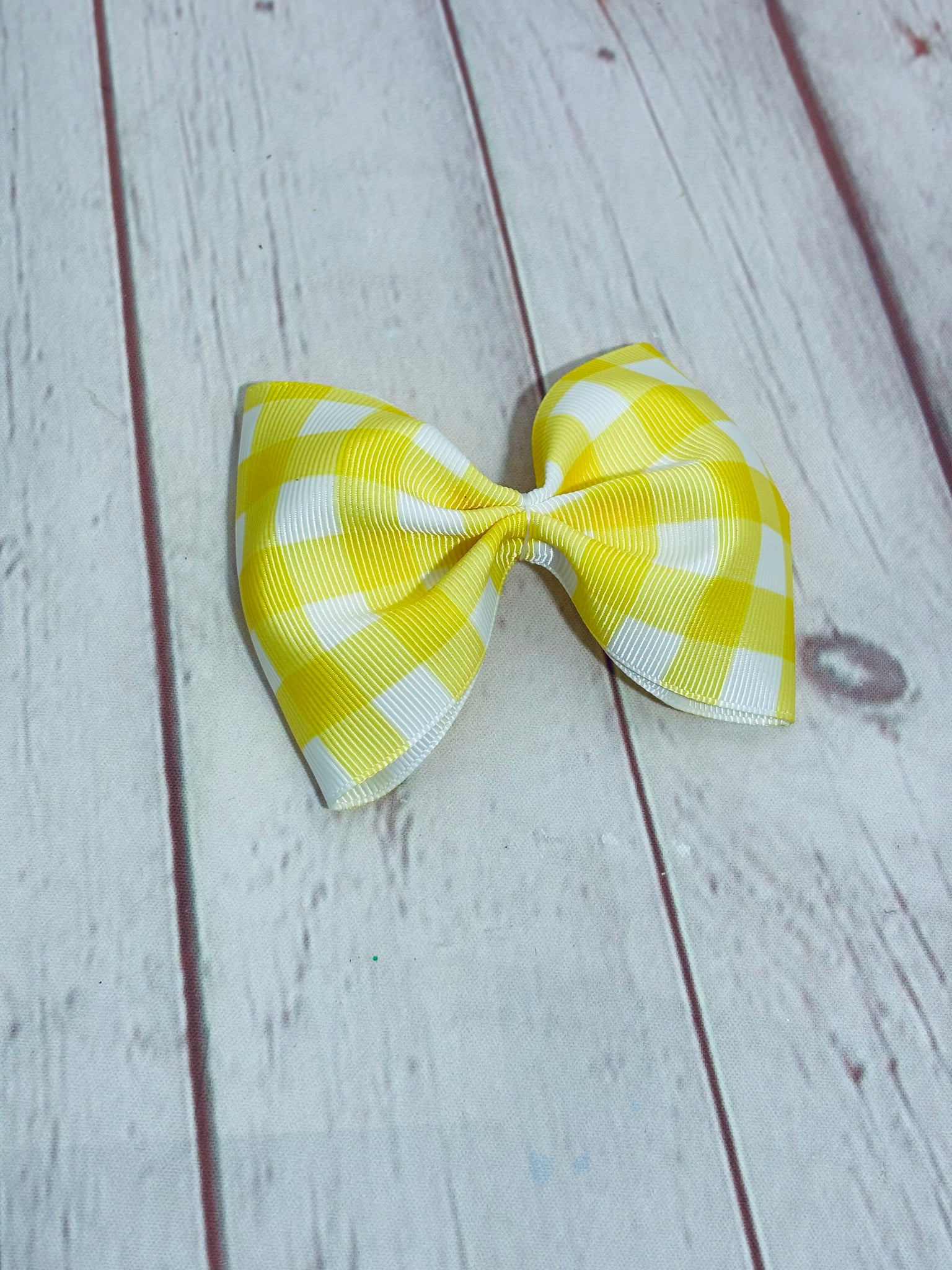 Yellow gingham mini