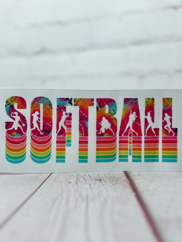 Colorful Softball