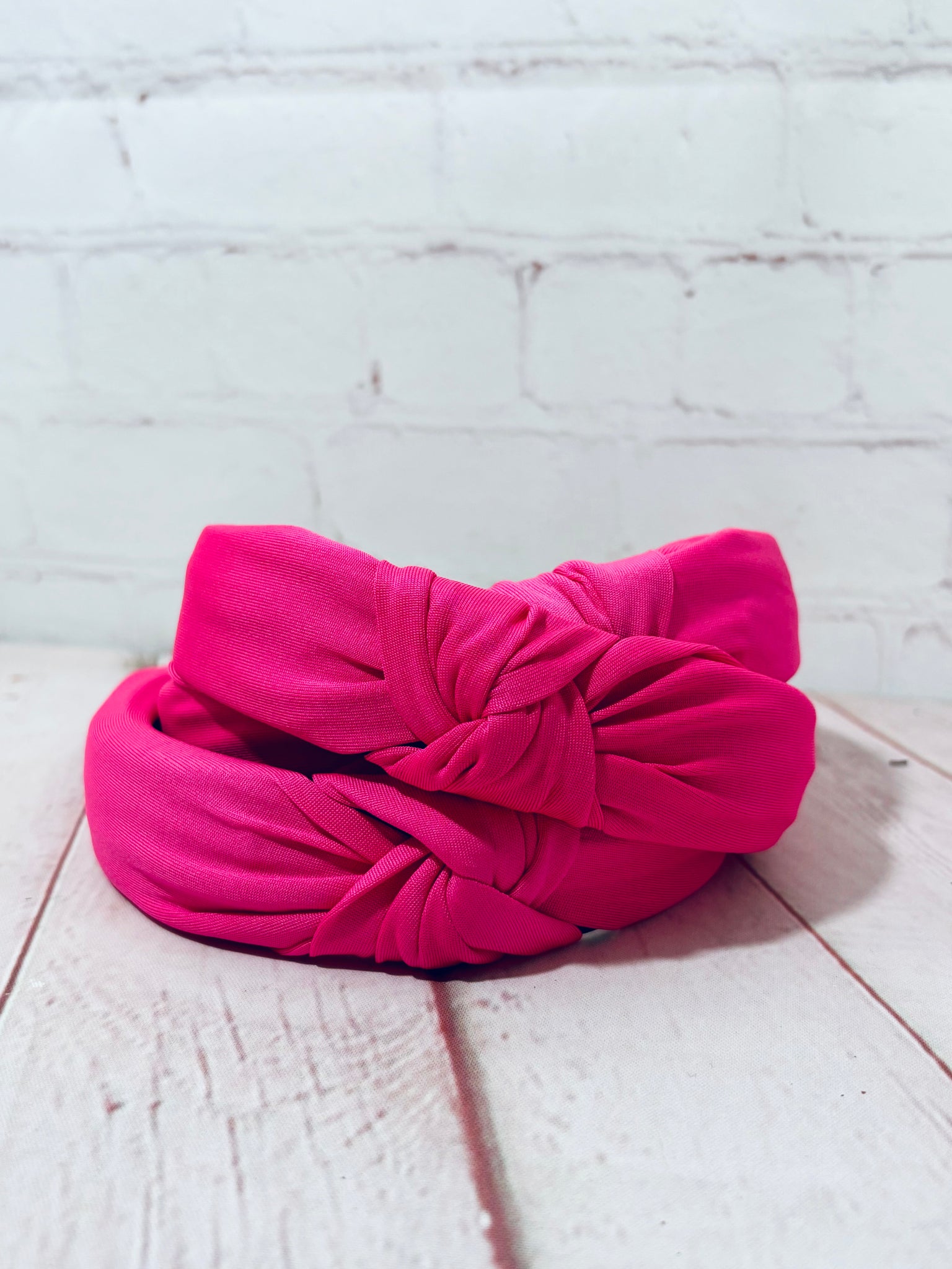 Hot Pink knotted Headband