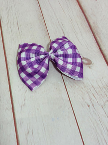 Purple gingham mini