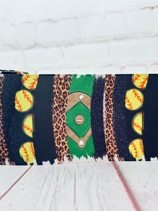 Softball Brushstrokes