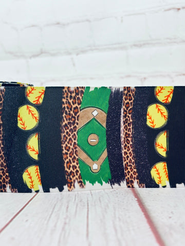 Softball Brushstrokes