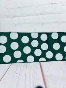 Green / White dots