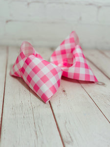 Light pink gingham