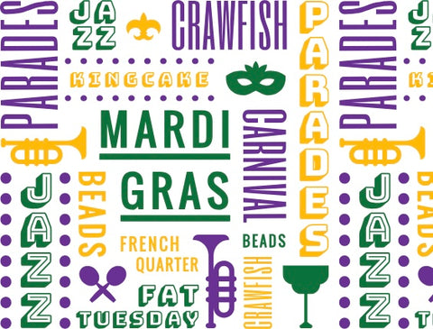 Mardi Gras Collage